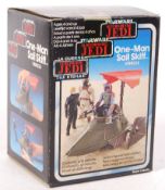 RARE VINTAGE STAR WARS FACTORY SEALED ONE MAN SAIL SKIFF VEHICLE