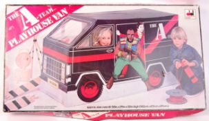 RARE VINTAGE 1980'S DEKKER TOYS LTD ' A TEAM PLAYHOUSE VAN ' SET