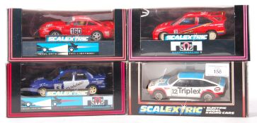COLLECTION OF VINTAGE SCALEXTRIC SLOT RACING CARS - BOXED