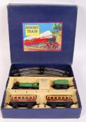 VINTAGE HORNBY 0 GAUGE ' M1 PASSENGER SET ' CLOCKWORK TRAIN