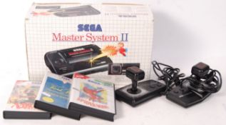 SEGA MASTER SYSTEM II COMPUTER GAMES CONSOLE AND GAMES
