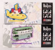 TWO CORGI ' THE BEATLES COLLECTION ' BOXED DIECAST MODELS