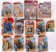 COLLECTION OF ASSORTED CARDED ACTION FIGURES - DOCTOR WHO, TERMINATOR ETC
