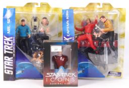 STAR TREK - COLLECTION OF BOXED & CARDED ACTION FIGURES