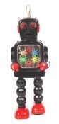RARE VINTAGE 1960'S KO ' YOSHIYA ' TINPLATE CLOCKWORK ROBOT