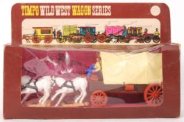 RARE VINTAGE TIMPO TOYS PLASTIC MODEL WILD WEST WAGON BOXED