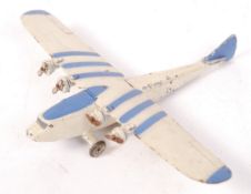 RARE EARLY PRE-WAR DINKY TOYS DIECAST MODEL AEROPLANE