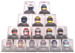 ASSORTED PAUL'S MODEL ART MINICHAMPS 1:8 SCALE DIECAST HELMETS
