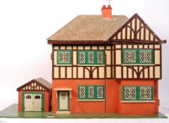 LARGE VINTAGE HOBBIES MADE DOLLS HOUSE & FURNITURE