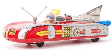 VINTAGE 1960'S TINPLATE RUSSIAN BATTERY OPERATED SPACE SHIP