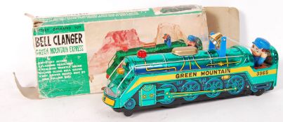VINTAGE MODERN TOYS MADE BATTERY ' GREEN MOUNTAIN EXPRESS ' TRAIN