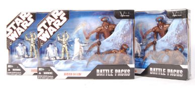 HASBRO STAR WARS ' BATTLE PACKS ' ACTION FIGURE SETS