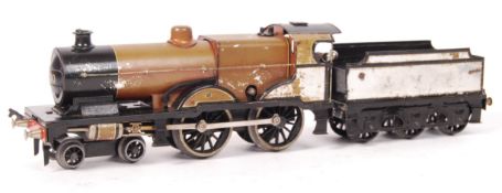 RARE BASSETT LOWKE CLOCKWORK TINPLATE 0 GAUGE LOCOMOTIVE
