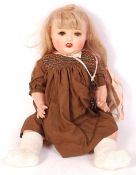 VINTAGE COMPOSITION HEADED DOLL & OUTFIT