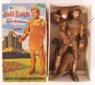 MARX TOYS ' GOLD KNIGHT ' SIR PERCIVAL NOBLE KNIGHT SERIES FIGURE