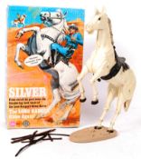 VINTAGE MARX TOYS LONE RANGER ' SILVER ' ACTION FIGURE HORSE