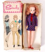 VINTAGE ORIGINAL PEDIGREE ' SINDY ' DOLL WITH OUTFIT - BOXED
