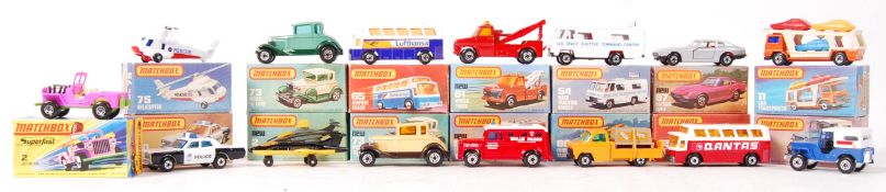 ASSORTED MATCHBOX SUPERFAST 75 SERIES SCALE DIECAST MODEL VEHICLES
