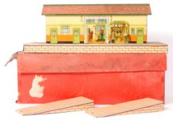 RARE VINTAGE HORNBY SERIES 0 GAUGE ' NO. 3 STATION '