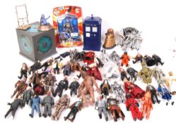 LARGE COLLECTION OF DOCTOR WHO CHARACTER OPTIONS ACTION FIGURES