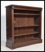 A Victorian 19th century solid mahogany open windo