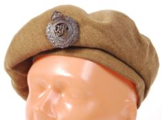 WWII SECOND WORLD WAR ROYAL ENGINEERS BERET / CAP