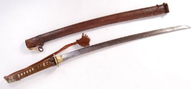 RARE ANTIQUE JAPANESE OFFICER'S KATANA SWORD