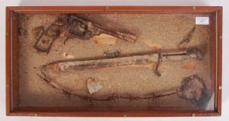 WWI FIRST WORLD WAR MUSEUM RELIC DISPLAY CASE