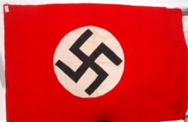 RARE ORIGINAL WWII NAZI GERMAN FLAG - WITH PROVENANCE
