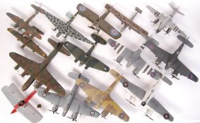 ASSORTED HANDMADE WELL DETAILED SCALE MODEL AEROPLANES