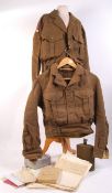 POST-WWII MILITARY RAMC PARACHUTE UNIFORM W/PROVENANCE