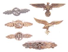THIRD REICH GERMAN WWII NAZI AWARD BADGES