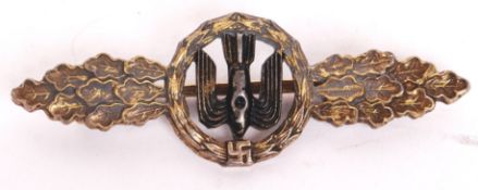 WWII GERMAN STYLE LUFTWAFFE DIVE BOMBER'S AWARD BADGE