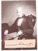 HENRY JOHN TEMPLE 3RD VISCOUNT PALMERSTON PRIME MINISTER - AUTOGRAPH