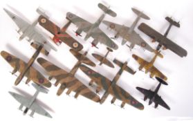 ASSORTED HANDMADE WELL DETAILED SCALE MODEL AEROPLANES