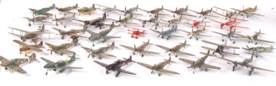 ASSORTED HANDMADE WELL DETAILED SCALE MODEL AEROPLANES