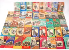 LARGE COLLECTION VINTAGE ABC LOCOMOTIVES TRAIN SPOTTING BOOKS
