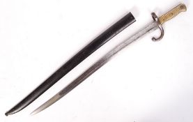 ANTIQUE 1868 CHASSEPOT PATTERN FRENCH RIFLE BAYONET