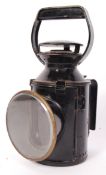 VINTAGE BR BRISTISH RAILWAYS BLACK RAILWAY SIGNAL LAMP