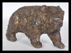 A good quality 20th century bronze figurine of a b