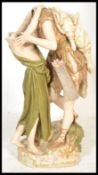 A Royal Dux figural group 'Retour de chasse' / Ret