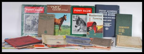 A selection of farming / agricultural and transport related ephemera to include tractor