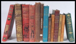 A collection  of vintage books featuring various subjects to include Drawing For Cabinet Makers,