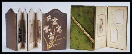 Two early 20th Century Edwardian picture frames in the manner of discretionary / dressing screens,