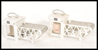 A pair of vintage 20th century retro industrial scientific Casella - London thermograms or