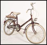 A vintage retro BSA Bounty girls shopper push bike / bicycle Sturmey Archer three speed gears.