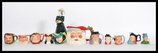 A collection of 20th Century toby jugs to include