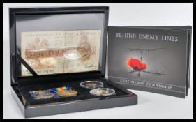 The WWI Behind Enemy Lines Gold Sovereign Coin Set - A Bradford Exchange limited edition coin set