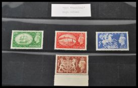 Great Britain stamps.1951 George VI Festival 2/6 to £1 High values (Set 4 values)