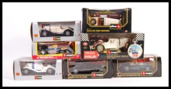 ASSORTED BBURAGO ( BURAGO ) 1:24 SCALE DIECAST MODEL VEHICLES